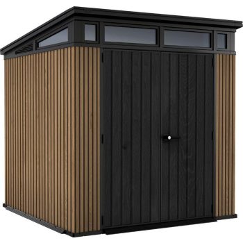   Kerti ház Keter PENT Signature 7x7 Vertical barna, padlóval