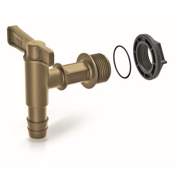   Tartozék Prosperplast csap a CANTAP 1 esővízhordóhoz arany színben