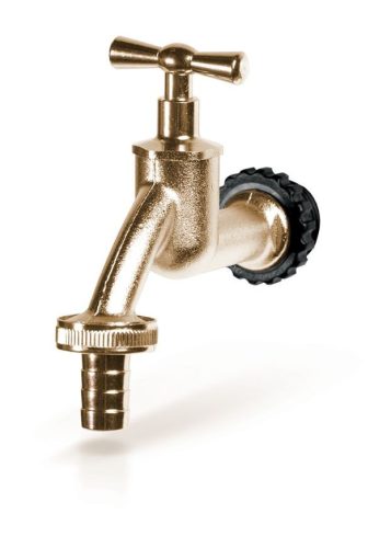 Prosperplast tartozékok,  fém csap esővizes hordóhoz arany színben