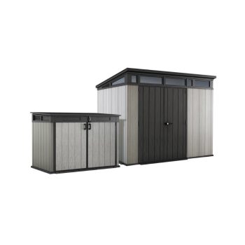   Keter Duotech Max szett Artisan 9x7 kerti ház + Grande Store tárolódoboz