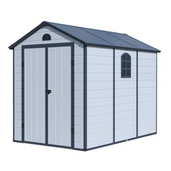   G21 Boston 523 kerti ház - 188 x 278 cm, műanyag, világosszürke