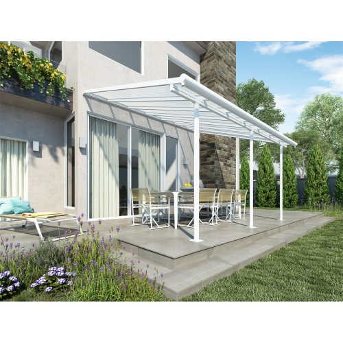 Palram - Canopia Sierra 4200 Pergola/Terasz Tető 3 x 4,25 (állítható méretű) fehér