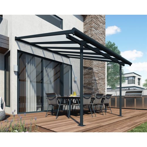 Palram - Canopia Sierra 3000 Pergola/Terasz Tető 3 x 3 (állítható méretű) szürke