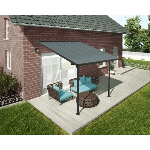Palram - Canopia Capri 3000 Pergola/Terasz Tető 3 x 3 (állítható méretű) szürke