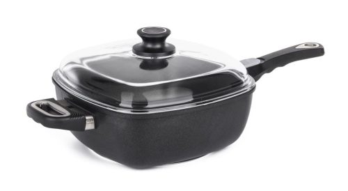 G21 Cook mély serpenyő fedéllel és levehető fogantyúval, 26 cm