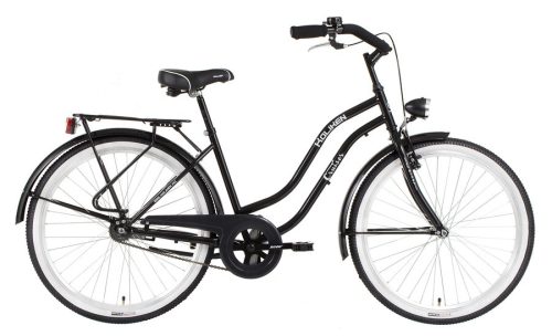 26" Koliken Cruiser kerékpár női fekete