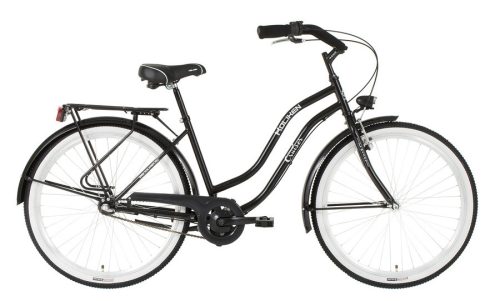 26" Koliken Cruiser kerékpár női fekete agyváltós