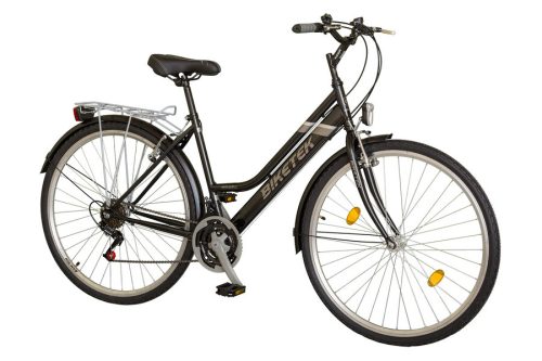 28" Biketek Maxwell trekking női fekete váltós