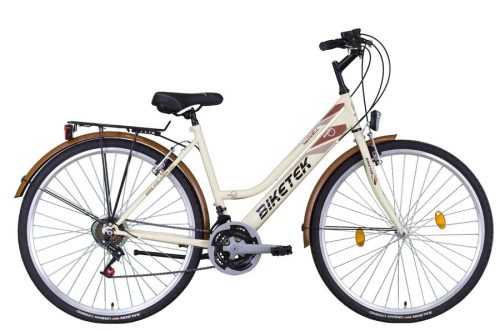 28" Biketek Maxwell trekking női latte váltós