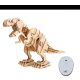 Robotime 3D interaktív fa puzzle - T-rex dínó